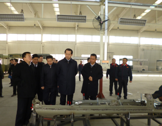 1月22日，石家莊市委副書記、市長王亮到我公司調(diào)研調(diào)研