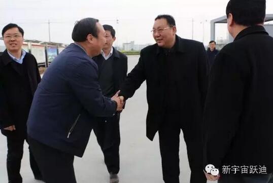 安慶市委常委、副市長華克思一行到躍迪集團(tuán)旗下安慶安達(dá)爾汽車制造有限公司調(diào)研
