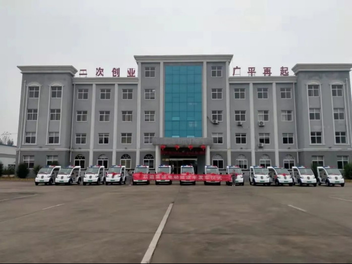 躍迪電動警用巡邏車批量發(fā)車一順勢而為 蓄勢待發(fā)