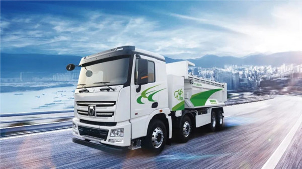 躍迪首批新能源渣土車(chē)正式投入營(yíng)運(yùn)！