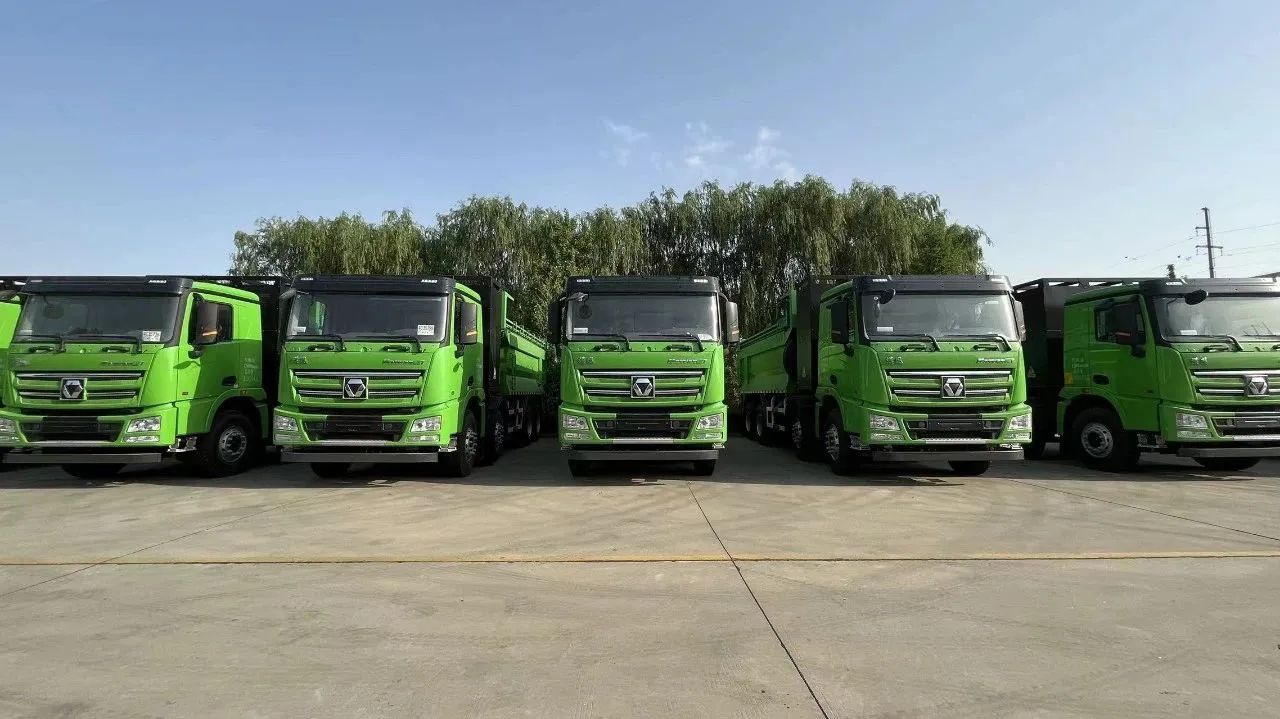 零污染、零排放--躍迪集團(tuán)新能源自卸渣土車